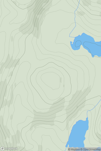 Thumbnail image for Meaul [Carrick and Galloway] [NX436826] showing contour plot for surrounding peak